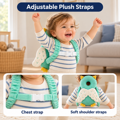 Adjustable plush straps and chest strap